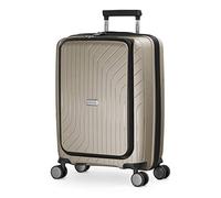 HAUPTSTADTKOFFER - TXL - Lightweight Carry-On Luggage with Laptop Bag, Sturdy Cabin Size Hardside Trolley, Polypropylene, 55 cm, 40 L, TSA, Champagne