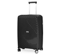 Hauptstadtkoffer TXL Medium Hard Shell Suitcase 66 cm, TSA Lock, Polypropylene Travel Suitcase, 4 Wheel Trolley, Lightweight 2.8 kg, Expandable Luggage 73L, Black