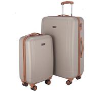 Hauptstadtkoffer - Wannsee - Set of 2 Hard-side Luggages Trolley Hardside Suitcase 4 Wheel Spinner, TSA Lock, (S/L), Champagne