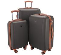 Hauptstadtkoffer - Wannsee 3er Koffer-Set Trolley-Set Rollkoffer Reisekoffer, TSA, (S/M/L), Luggage Set, 77 cm, 195 liters, titanium