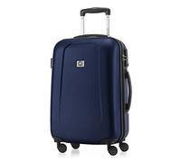HAUPTSTADTKOFFER - Wedding - Hand luggage Carry on luggage Hardside Hard Shell suitcase Trolley, approved for baggage regulations of almost every Airline, TSA, 55 cm, 42 Lite, Dark Blue