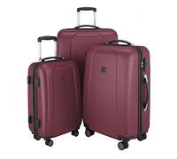 HAUPTSTADTKOFFER - Wedding - Set of 3 Hard-side Luggages Trolley Hardside Hard Shell Suitcase Expandable, TSA, (55 cm, 65 cm & 75 cm), Burgundy