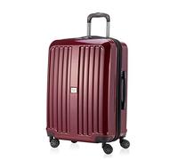 HAUPTSTADTKOFFER - X-Berg - Luggage Suitcase Hardside Spinner Trolley 4 Wheel Expandable, TSA, 65 cm, 90 Liter, Burgundy