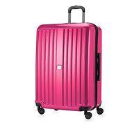 HAUPTSTADTKOFFER - X-Berg - Luggage Suitcase Hardside Spinner Trolley 4 Wheel Expandable TSA, 75 cm, 126 Liter, Pink Glossy