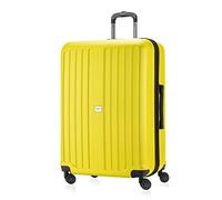 HAUPTSTADTKOFFER - X-Berg - Set of 3 Hard-Side Luggages Trolley Hardside Suitcase Expandable, TSA, 55 cm, 42 Liter, Yellow matt