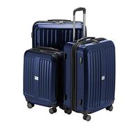 HAUPTSTADTKOFFER - X-Berg - Set of 3 Hard-Side Luggages Trolley Hardside Suitcase Expandable, TSA, (S, M & L), 258 Liter, Darkblue