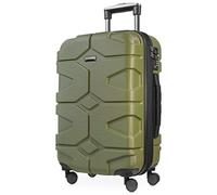 Hauptstadtkoffer X-Kölln - Hand Luggage Hard Shell Expandable Cabin Trolley TSA Lock, 55 cm, 50 Liter, Olive Green