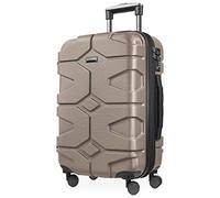 HAUPTSTADTKOFFER - X-Kölln Handgepäck Hartschalen-Koffer Trolley Rollkoffer Reisekoffer, TSA, Hand Luggage, 55 cm, 43 liters, Gold
