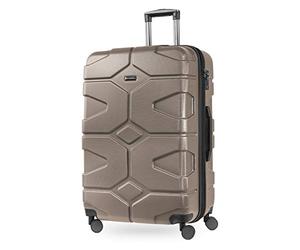 Hauptstadtkoffer - X-Kölln - Luggage Suitcase Hardside Expandable Trolley 4 Wheel Spinner, TSA Lock, 76 cm, 120 Liter, Gold