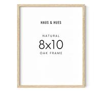 HAUS AND HUES 8x10 Frame - 8x10 Oak Wood Picture Frame, Natural, Beige