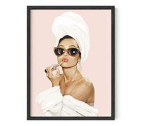 HAUS AND HUES Audrey Hepburn Vogue Wall Art - Hollywood Poster for Vanity Room (12" x 16" Unframed)