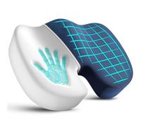 Hausamara Ergonomic Seat Cushion - Premium Memory Foam Coccyx & Tailbone Pain Relief Pad for Office Chair, Car Seat, Wheelchair & Gaming Chairs - Orthopaedic Posture Support, Breathable Cover, Black