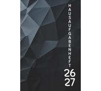 Hausaufgabenheft 2026/2027 Mit Datum: Schülerkalender Gymnasium Grundschule | Jungs mädchen Teenager | Hausaufgabenplaner