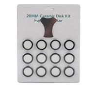 Hausdec 12Pack Ultrasonic Mist Maker Fogger Ceramics Discs for Humidifier Parts Transducer Discs with Cap Tool