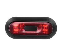 Hausdec LED Helmet Light,Motorcycle Helmet Brake Light Rechargeable Bike Rear Red Safety Warning Light for Night Riding
