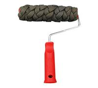 Hausdec Pattern Paint Roller Tool Environmental Protection Stamp Painting Decorative Cylinder Tools Imitate Stone for Wall, Black