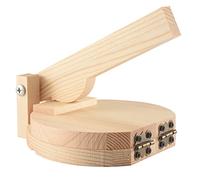 Hausdec Wood Tortilla Press Dumpling Skin Maker Presser Chapati Roti Corn Maker Pressing Tools Kitchen Gadget Accessories