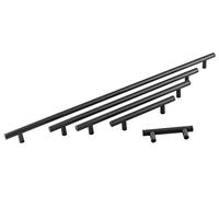 Hausen Kitchen Cupboard Cabinet T-Bar Door Handle Black 64mm