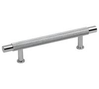 Hausen Knurled Cabinet T Bar Handle Polished Chrome - 96mm