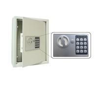 Hausen Wall Mounted 48 Key Electric Combination Lock Cabinet Safe