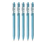 Hauser Germany Xo 20 Retractable Ball Pen Box Pack | 0.7 Mm Tip Size | Comfortable Grip With Smudge Free Writing | Smooth, Sturdy & Refillable Pen | Blue Ink, Pack Of 5