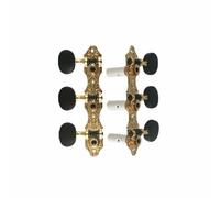 Hauser Style Classical Keys Gold w/Ebony Buttons Allparts TK-7942-0E2