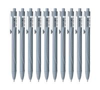 Hauser XO 20 0.7 mm Retractable Ball Pen Box Pack | Comfortable Grip With Smudge Free Writing | Smooth, Sturdy & Refillable Pen | Black Ink, Pack of 20 Pens