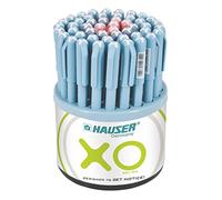 Hauser XO Ball Pen (Pack of 50), Pens Writing, Blue, Black, Red
