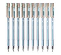 Hauser XO Jumbo Ball Pen | Fine Tip With Smooth Ink Flow System | Comfortable Grip With Smudge Free Writing | Sturdy & Refillable Pen | Blue Ink, Pack Of 10