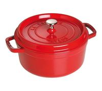 Haushaltskleingerate Staub La Cocotte 26cm rund. Kirsch-rot. NEW