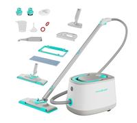 HAUSHOF Multipurpose Steam Cleaner with 1.5 L Water Tank & 16 Accessories, 2000W High-Temp & Chemical-Free Powerful Steamer Cleaner for Floor, Carpet, Window, Car