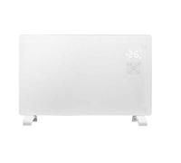 'Hausmaster Designer WIFI App Controlled 2000W White Glass Electric Radiator/Wall Panel Heater 100% Energy Efficient - Ultra Slim - Programmable Digital Thermostat - Maintenance Free