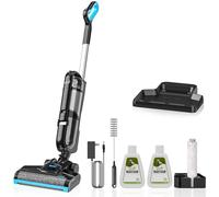 Hausmeister Hydroflex Go Cordless Floor Washer, All-in-One Wet Dry Vacuum Mop with Cleaning Solution, Self-Cleaning for Hard Floors & Pet Hair, Lightweight Design