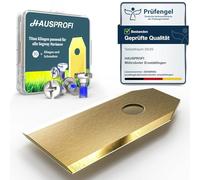 HAUSPROFI 30 x titanium robotic lawnmower blades, replacement blades, ultra-sharp, suitable for all Segway robotic lawnmowers, universal replacement blades, including 30 screws