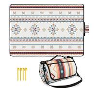 HAUSPROFI Picnic Blanket, 200 x 300 cm, Large Waterproof Picnic Mat with Carry Strap for Camping, Park, Garden, Beach, Outdoor, Machine Washable, Foldable and Portable, Rectangle