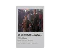 HAUSRENWRHHT A.I. Artificial Intelligence Poster Wall Art Canvas Cover Aesthetic Vintage Poster Decorative Painting for Living Room Bed Room 12x18inch(30x45cm) Unframe-style