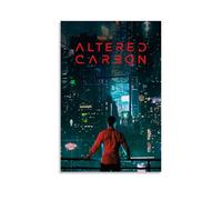 HAUSRENWRHHT Altered Carbon Poster Wall Art Canvas Cover Aesthetic Vintage Poster Decorative Painting for Living Room Bed Room 12x18inch(30x45cm) Unframe-style