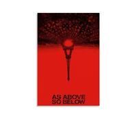 HAUSRENWRHHT As Above, So Below Poster Wall Art Canvas Cover Aesthetic Vintage Poster Decorative Painting for Living Room Bed Room 12x18inch(30x45cm) Unframe-style