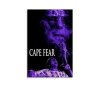HAUSRENWRHHT Cape Fear Poster Wall Art Canvas Cover Aesthetic Vintage Poster Decorative Painting for Living Room Bed Room 08x12inch(20x30cm) Unframe-style