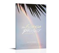 HAUSRENWRHHT Film The Florida Project Poster Wall Art Canvas Cover Aesthetic Vintage Poster Decorative Painting for Living Room Bed Room 16x24inch(40x60cm) Frame-style