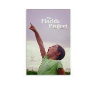 HAUSRENWRHHT Film The Florida Project Poster Wall Art Canvas Cover Aesthetic Vintage Poster Decorative Painting for Living Room Bed Room 24x36inch(60x90cm) Unframe-style