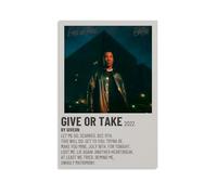 HAUSRENWRHHT Giveon Album Give Or Take Poster Wall Art Canvas Cover Aesthetic Vintage Poster Decorative Painting for Living Room Bed Room 12x18inch(30x45cm) Unframe-style