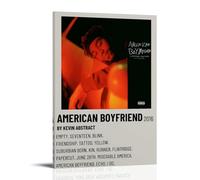 HAUSRENWRHHT Kevin Abstract American Boyfriend Poster Wall Art Canvas Cover Aesthetic Vintage Poster Decorative Painting for Living Room Bed Room 20x30inch(50x75cm) Frame-style