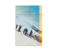 HAUSRENWRHHT La Sociedad De La Nieve Poster Wall Art Canvas Cover Aesthetic Vintage Poster Decorative Painting for Living Room Bed Room 20x30inch(50x75cm) Unframe-style