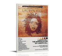 HAUSRENWRHHT Lauryn Hill The Miseducation of Lauryn Hill Poster Wall Art Canvas Cover Aesthetic Vintage Poster Decorative Painting for Living Room Bed Room 24x36inch(60x90cm) Frame-style