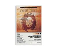 HAUSRENWRHHT Lauryn Hill The Miseducation of Lauryn Hill Poster Wall Art Canvas Cover Aesthetic Vintage Poster Decorative Painting for Living Room Bed Room 24x36inch(60x90cm) Unframe-style