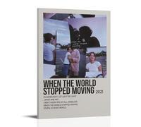 HAUSRENWRHHT Lizzy McAlpine Album When The World Stopped Moving Poster Wall Art Canvas Cover Aesthetic Vintage Poster Decorative Painting for Living Room Bed Room 08x12inch(20x30cm) Frame-style