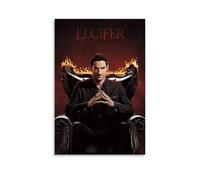 HAUSRENWRHHT Lucifer Poster Wall Art Canvas Cover Aesthetic Vintage Poster Decorative Painting for Living Room Bed Room 12x18inch(30x45cm) Unframe-style