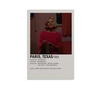 HAUSRENWRHHT Paris, Texas Poster Wall Art Canvas Cover Aesthetic Vintage Poster Decorative Painting for Living Room Bed Room 16x24inch(40x60cm) Unframe-style