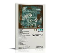 HAUSRENWRHHT Pixies Album Doolittle Poster Wall Art Canvas Cover Aesthetic Vintage Poster Decorative Painting for Living Room Bed Room 24x36inch(60x90cm) Frame-style